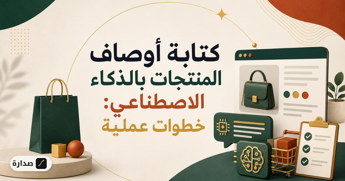 كتابة أوصاف المنتجات بالذكاء الاصطناعي: خطوات عملية