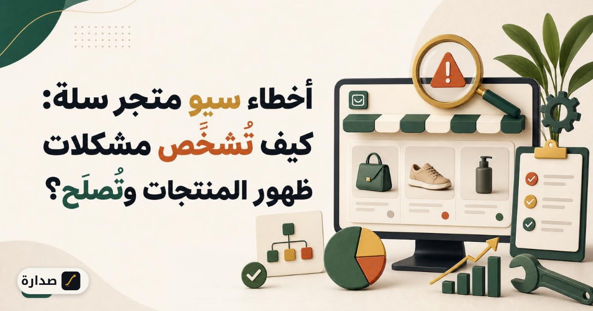 أخطاء سيو متجر سلة: كيف تُشخَّص مشكلات ظهور المنتجات وتُصلَح؟