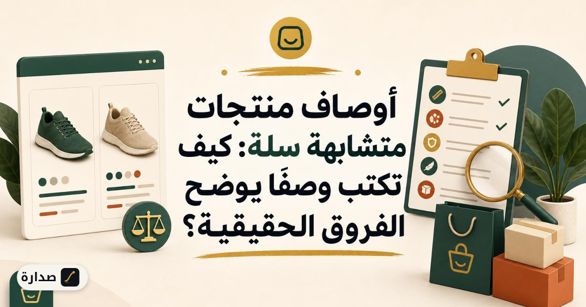 أوصاف منتجات متشابهة سلة: كيف تكتب وصفًا يوضح الفروق الحقيقية؟